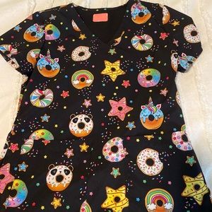 Zavate Ava Therese donut scrub top